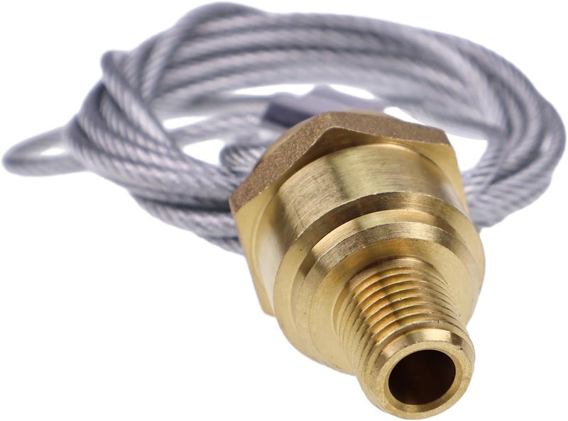 WQSING 2X 12105 TR12105 Air Tank Drain Valve 60" Cable Compatible with Haldex 1/4" NPT Air Brake Reservoir Compressor Compatible with Semi Truck N3613AD - Image 4